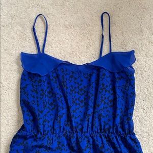 Aqua Pattern Dress Sz M